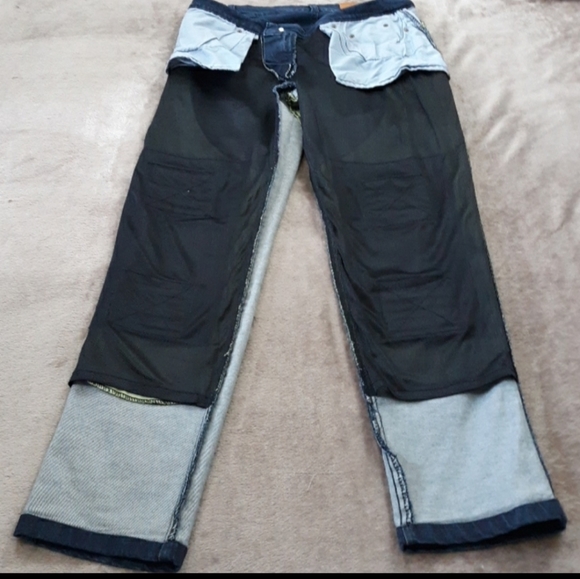 AGV Sport Kevlar Size 6 Reg Blue Motorcycle Jeans - Picture 6 of 16